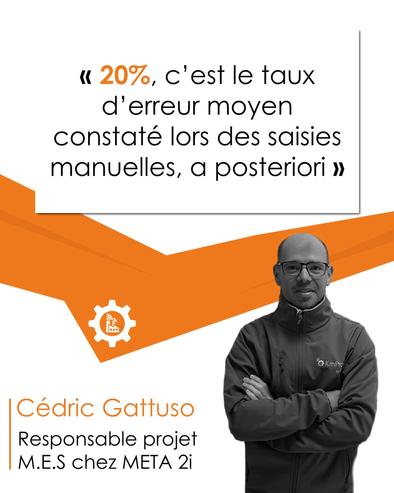 Cédric Gattuso Responsable projet MES KmProd